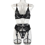 Conjunto de Lingerie Feminina de Luxo