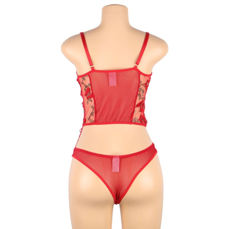 Conjunto de Lingerie Plus Size