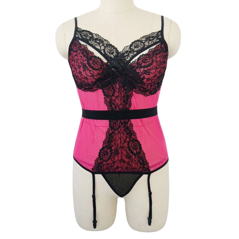 Sutiã Corset Plus Size Bordado Isabelle