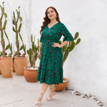 Vestido Estampado Plus Size