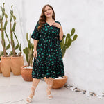 Vestido Estampado Plus Size