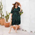 Vestido Estampado Plus Size