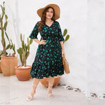 Vestido Estampado Plus Size