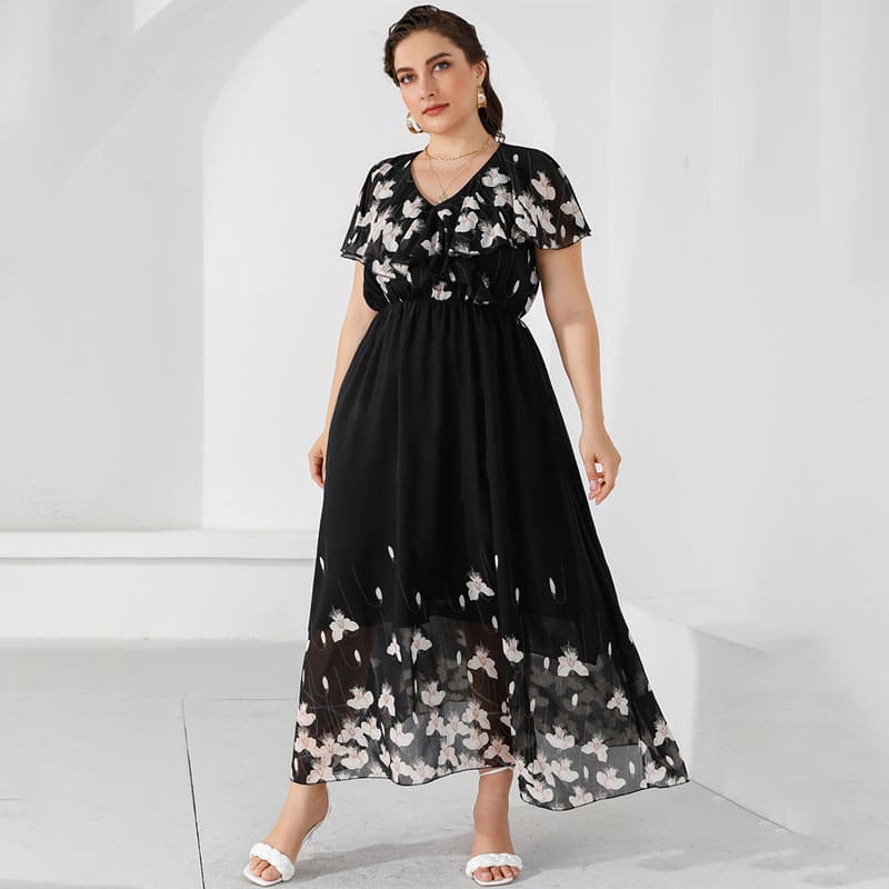 Vestido Longo Plus Size Lúcia