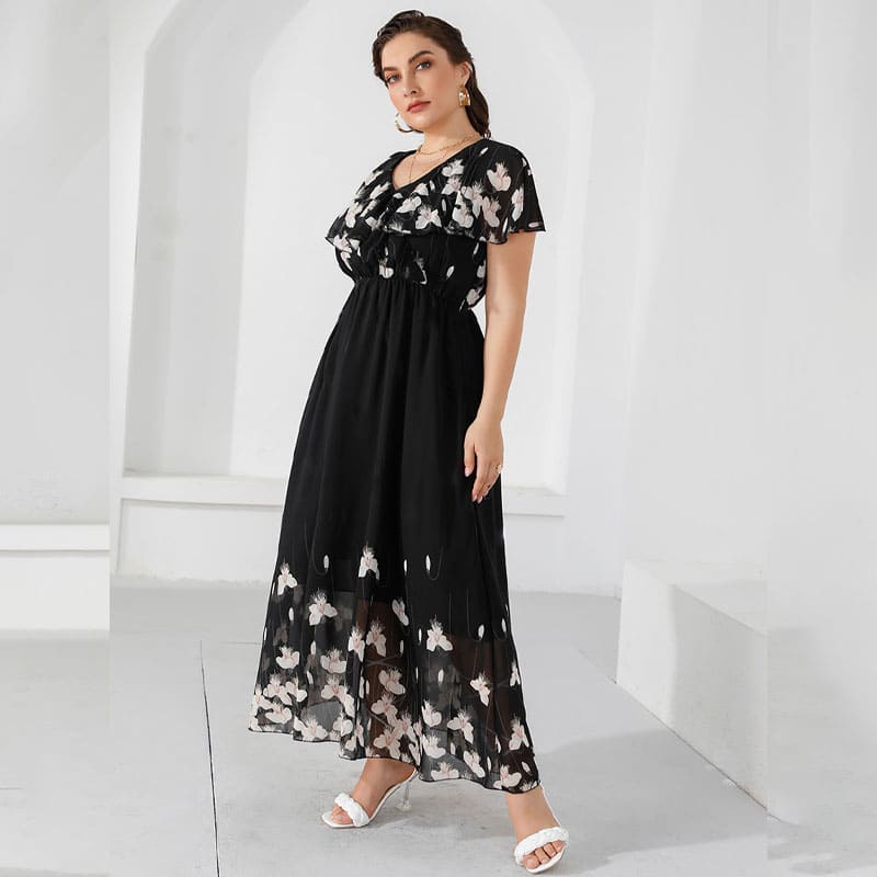 Vestido Longo Plus Size Lúcia