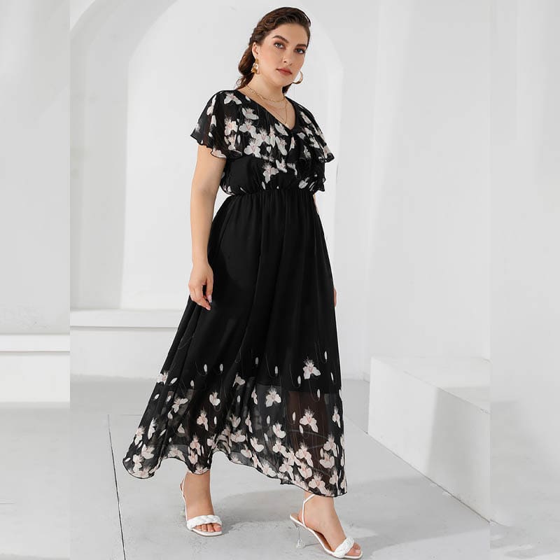 Vestido Longo Plus Size Lúcia