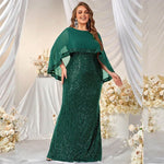 Vestido Longo de Festa Plus Size Mirtes