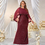 Vestido Longo de Festa Plus Size Mirtes