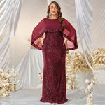 Vestido Longo de Festa Plus Size Mirtes