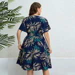 Vestido Plus Size Flor 