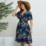 Vestido Plus Size Flor 