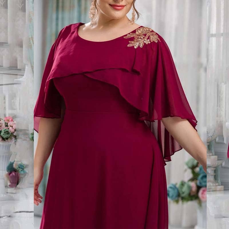 Vestido De Festa Plus Size Longo Amelie 