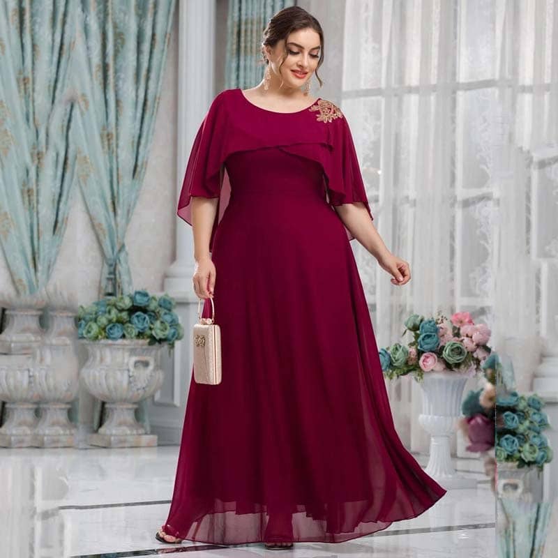 Vestido De Festa Plus Size Longo Amelie 