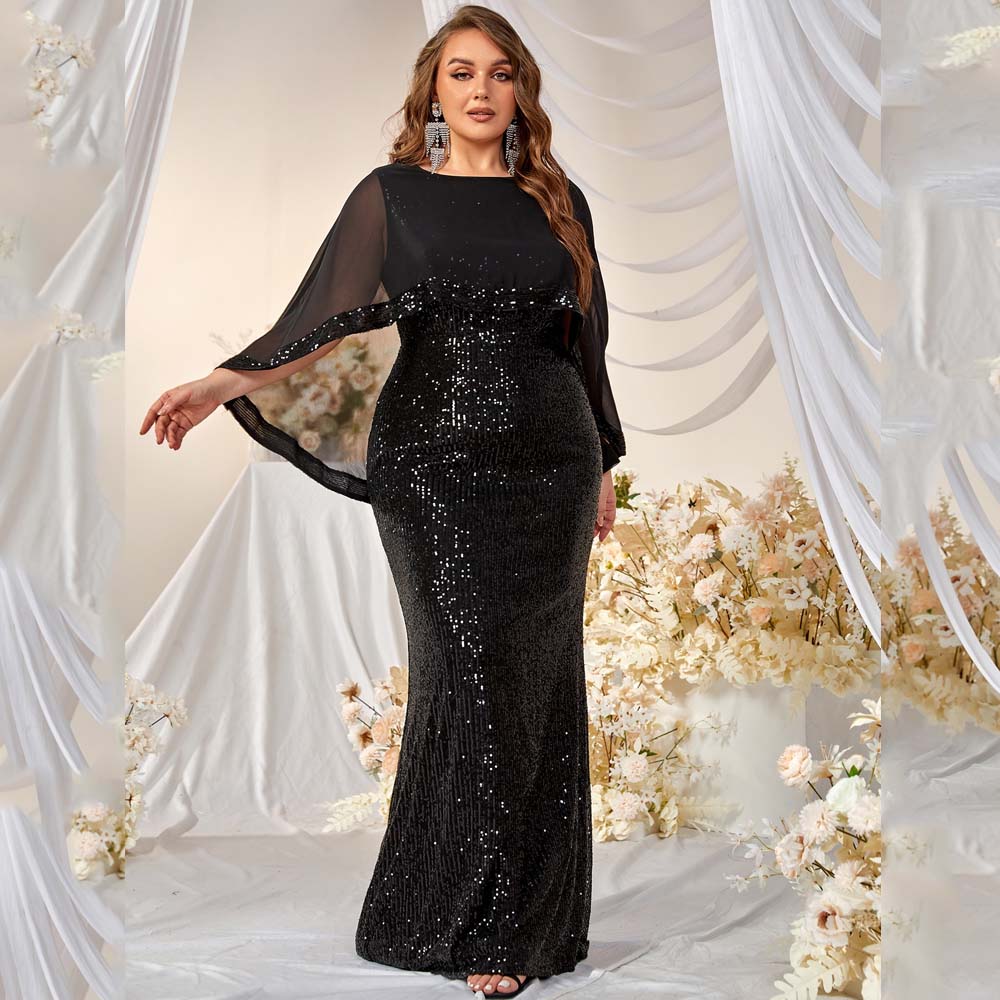 Vestido Longo de Festa Plus Size Mirtes