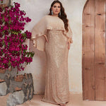 Vestido Longo de Festa Plus Size Mirtes