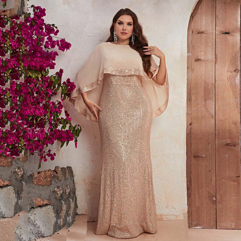 Vestido Longo de Festa Plus Size Mirtes