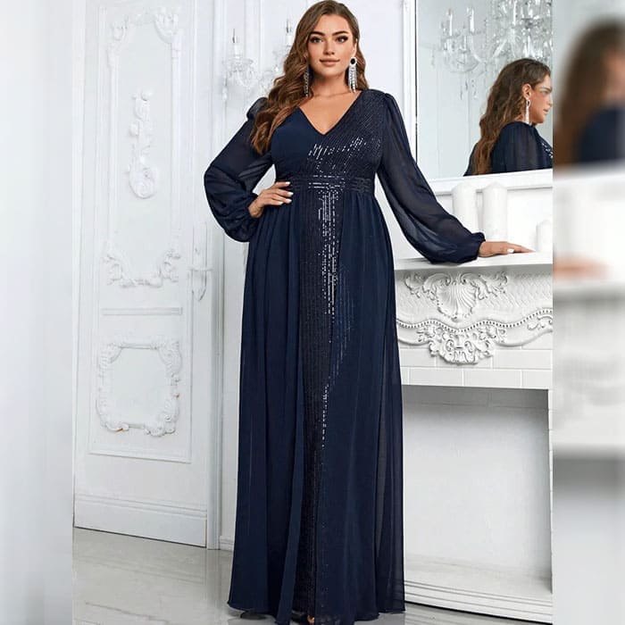 Vestido Longo Festa Plus Size Catarina