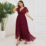 Vestido Longo Plus Size Renda Viviane