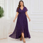 Vestido Longo Plus Size Renda Viviane