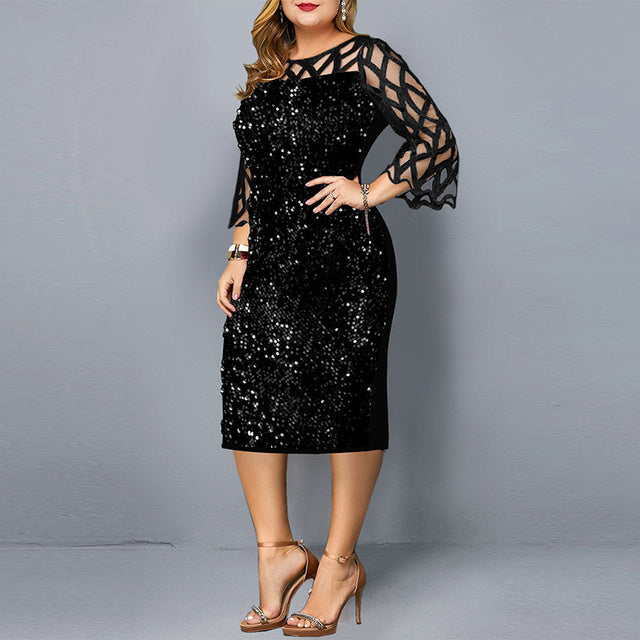 Vestido de festa Plus size