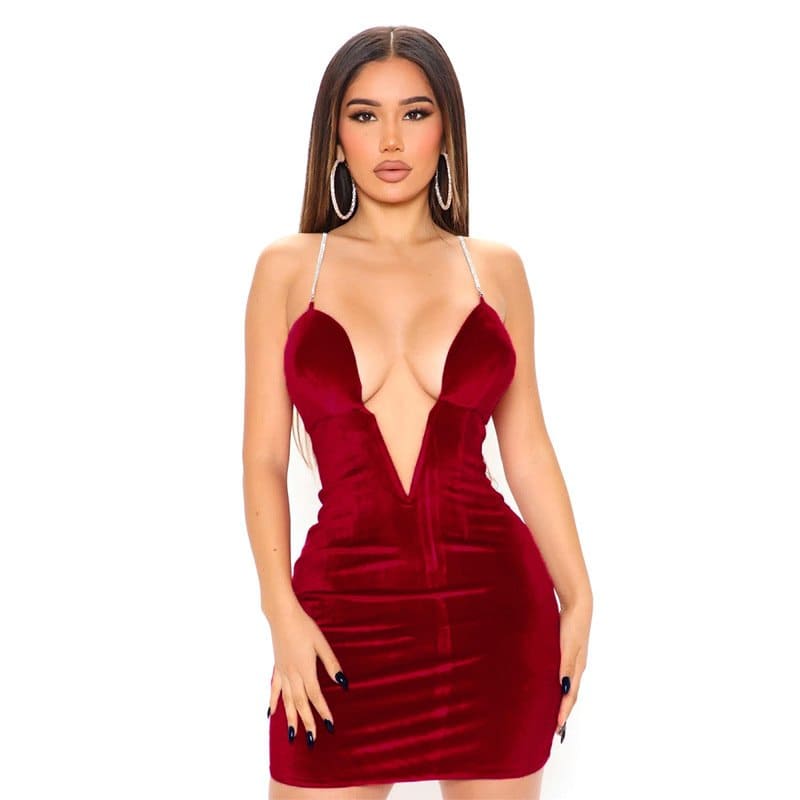 Vestido Curto Vermelho